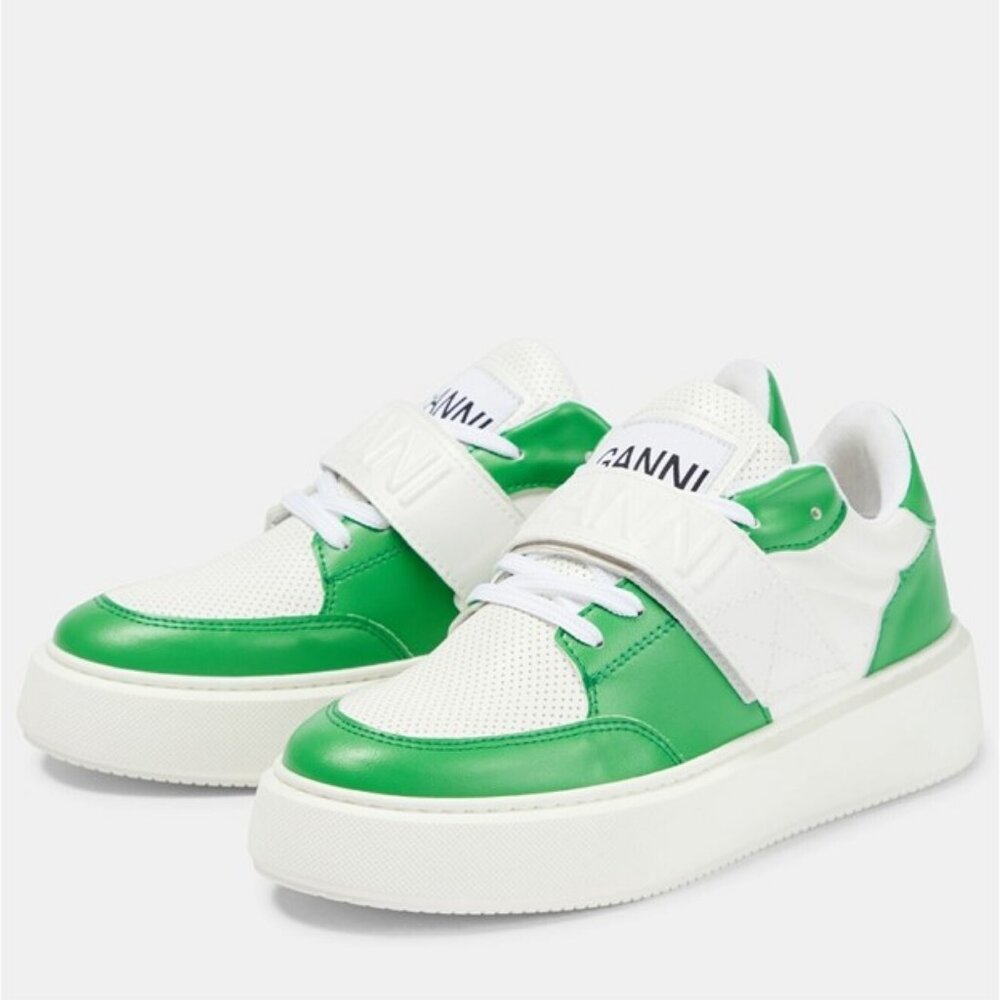GANNI Sporty Mix Low Top Vegan Sneakers -SIMILAR TO CELINE CT02-